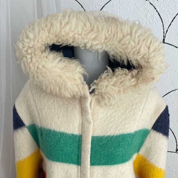 Vintage 3 point Hudson’s Bay Blanket Coat, leg warmers and belt. - Picture 8 of 9